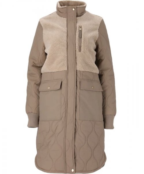 HOLLIE W LONG QUILTED JACKET 